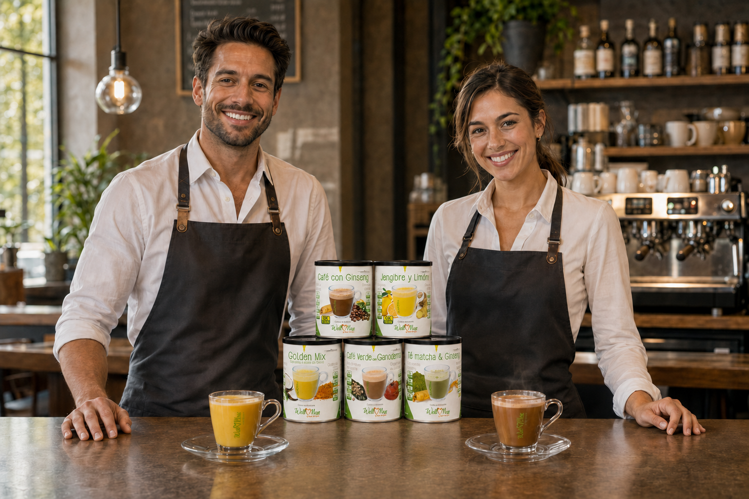 Gama Wellness de Antica Tradizione para cafeter&iacute;as con cinco bebidas profesionales